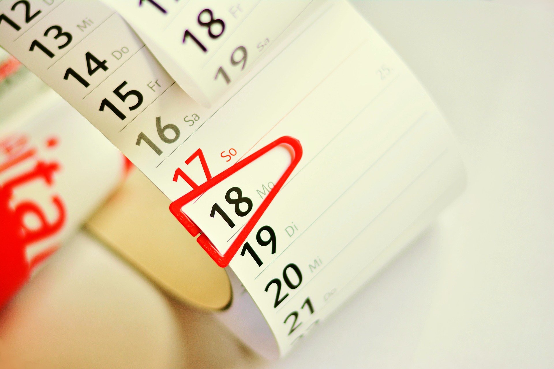 Schenkeveld Advocaten - kalender rood